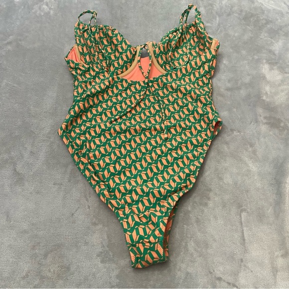 New! Montce Lucy underwire Sleeveless One-Piece Geo 27767 - Picture 12 of 14